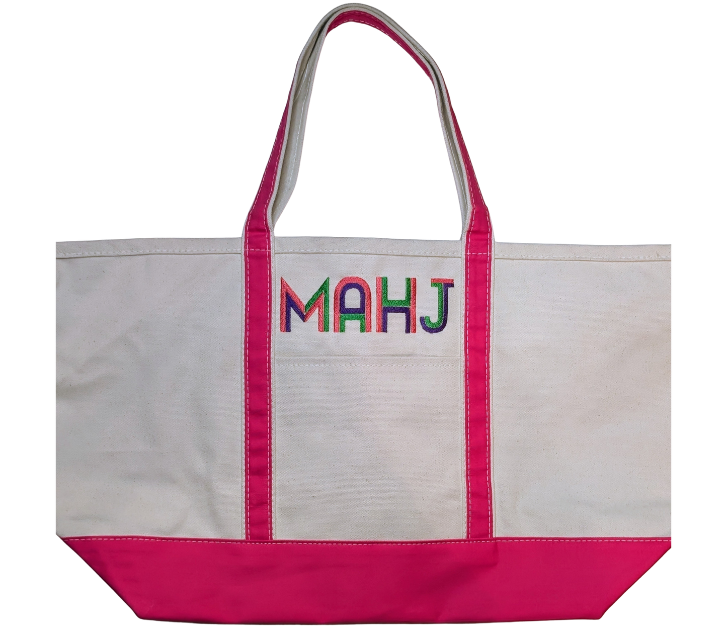MAHJ Tote Hot Pink - Large