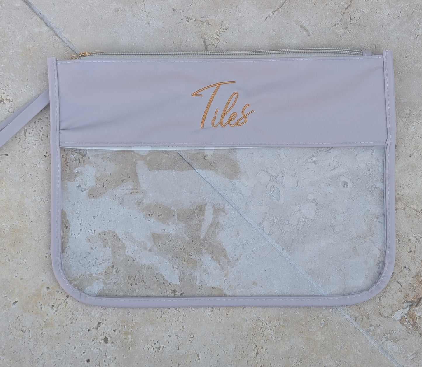 Tiles Project Bag - Tan