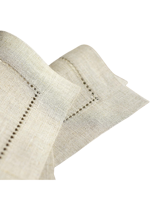 Linen Cocktail Napkins With Hemstich: Uniquely Yours