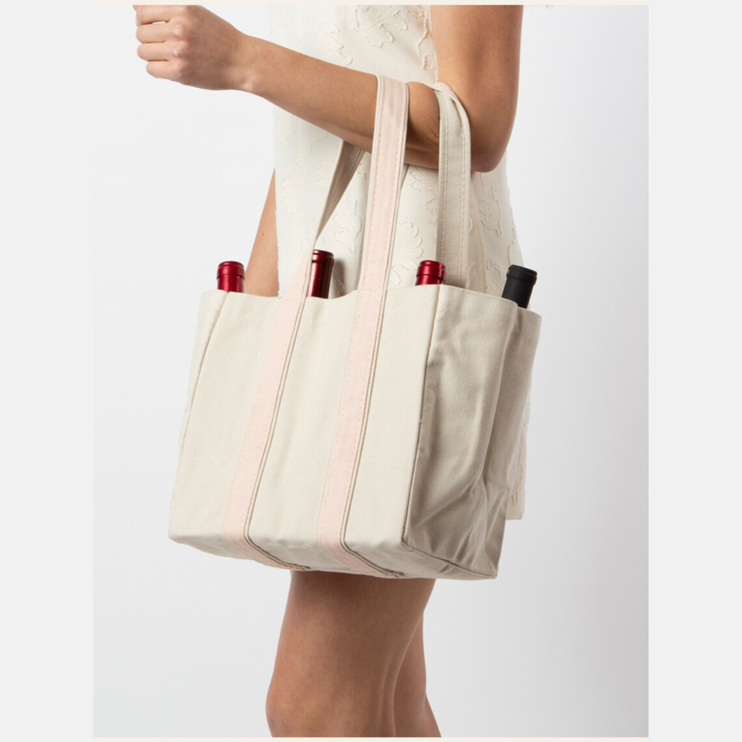Four Bottle Wine Tote: Uniquely Yours