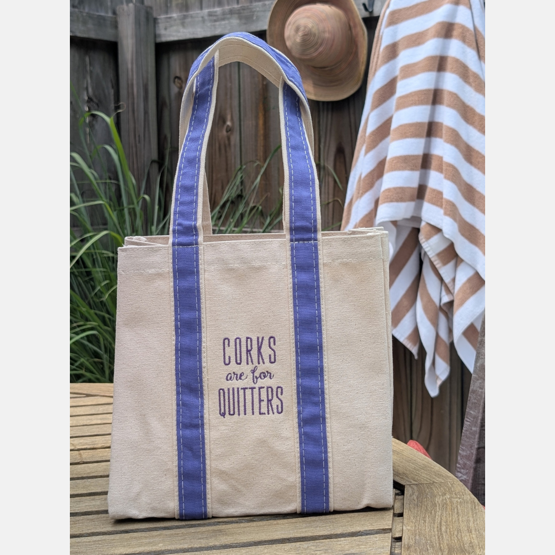 Four Bottle Wine Tote: Uniquely Yours