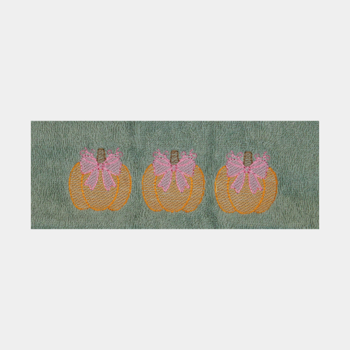 Pretty Pumpkins Pullover Bib