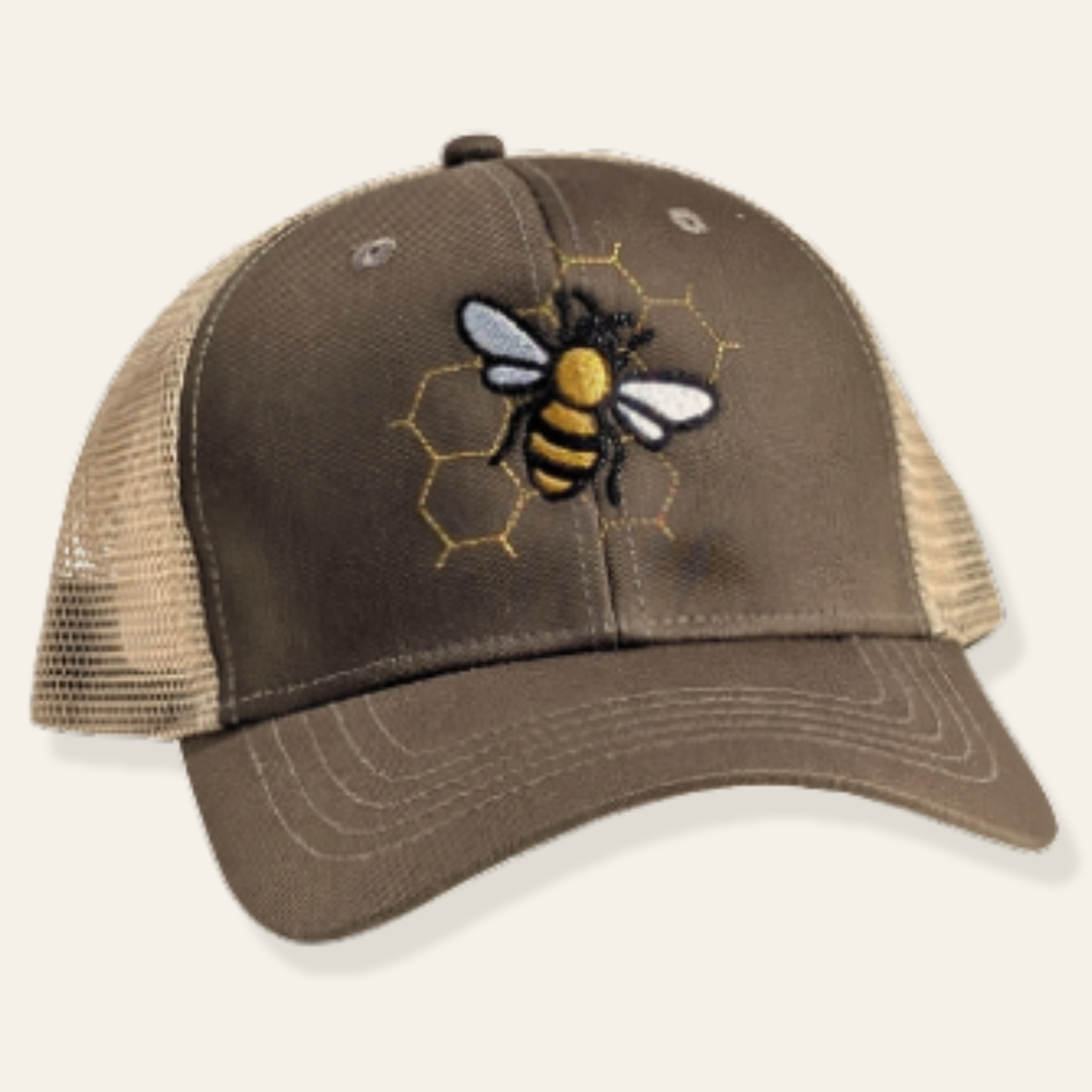 Bee & Honeycomb Trucker Hat