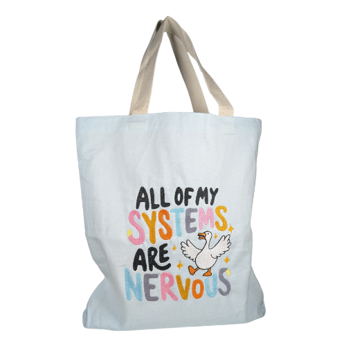 All Of My Systems Are Nervous Farmers Market Tote