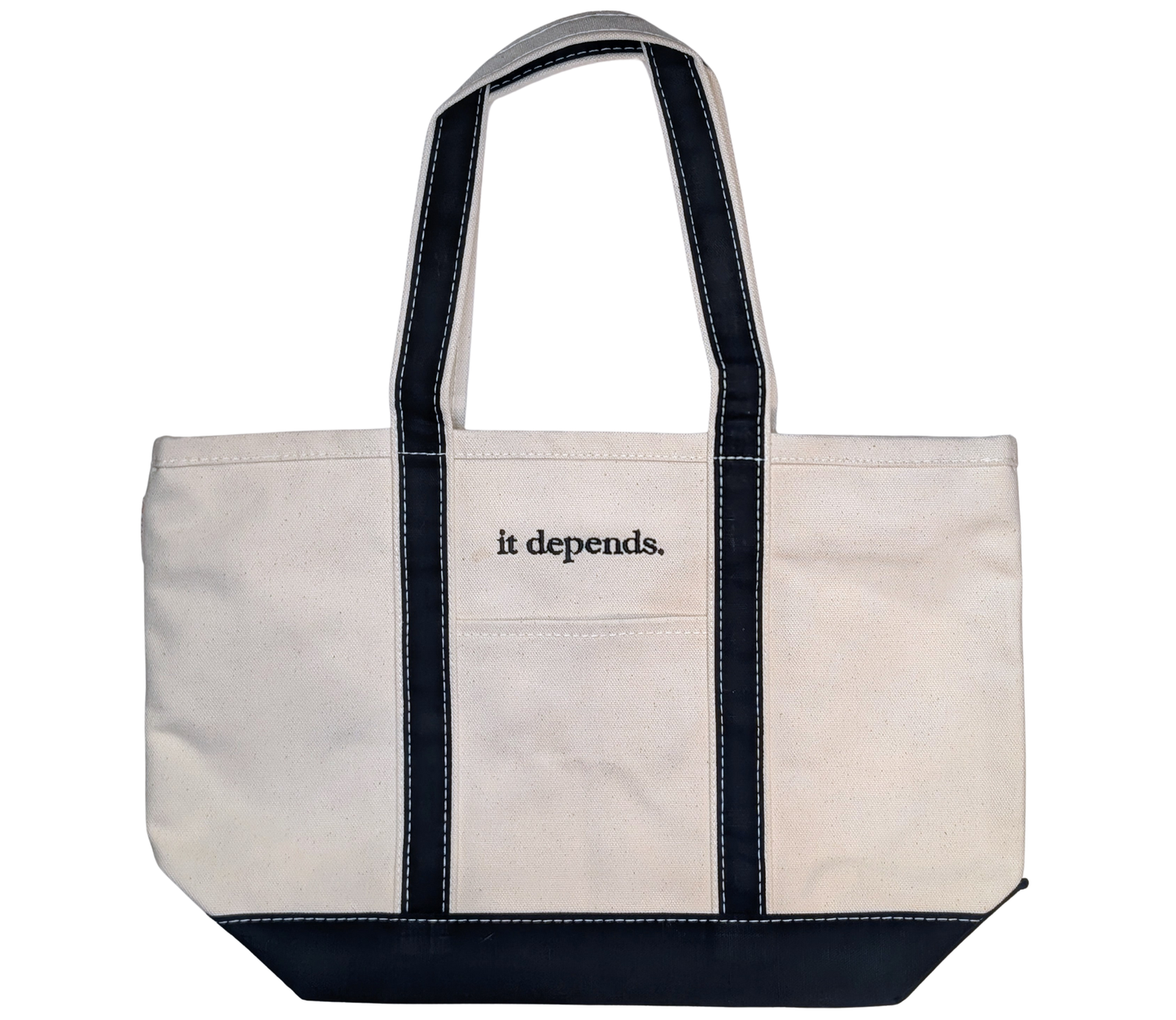 It Depends Tote Black - Medium