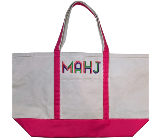 MAHJ Tote Hot Pink - Large