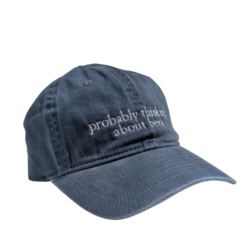 Probably Thinking About Bees Cap