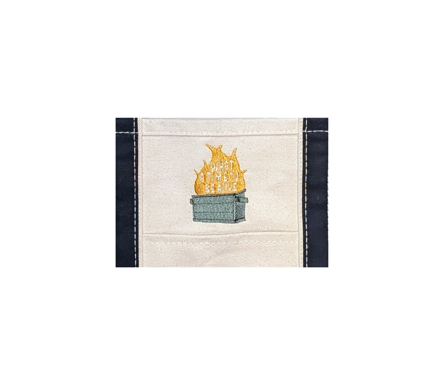 Dumpster Fire Tote Black - Medium