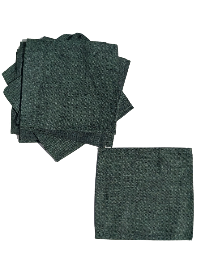 Solid Linen Cocktail Napkins: Uniquely Yours
