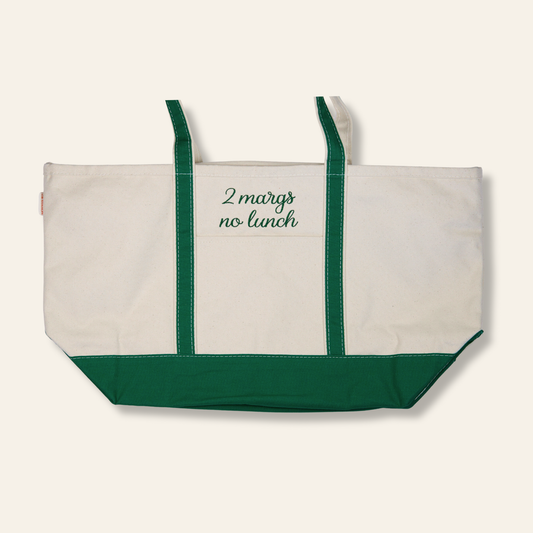 2 Margs No Lunch Tote - Large