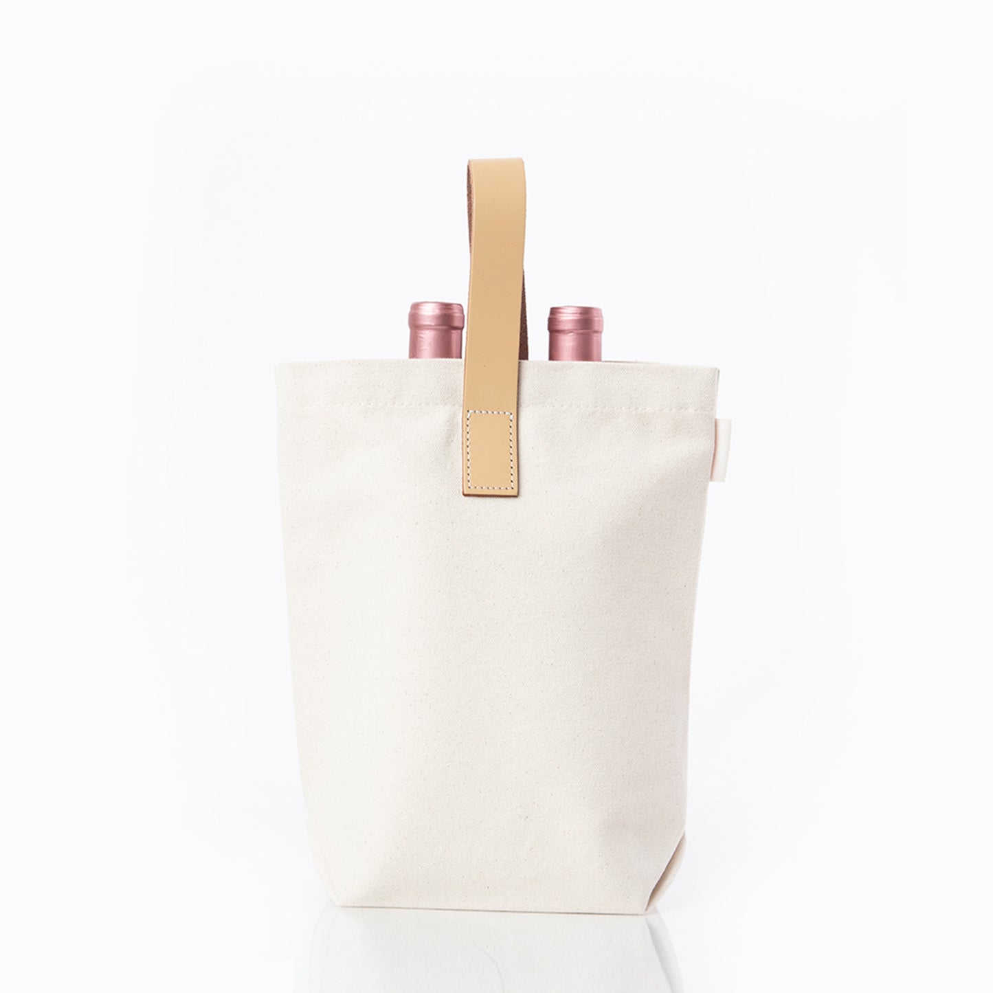 Leather Grip Two Bottle Wine Tote: Uniquely Yours