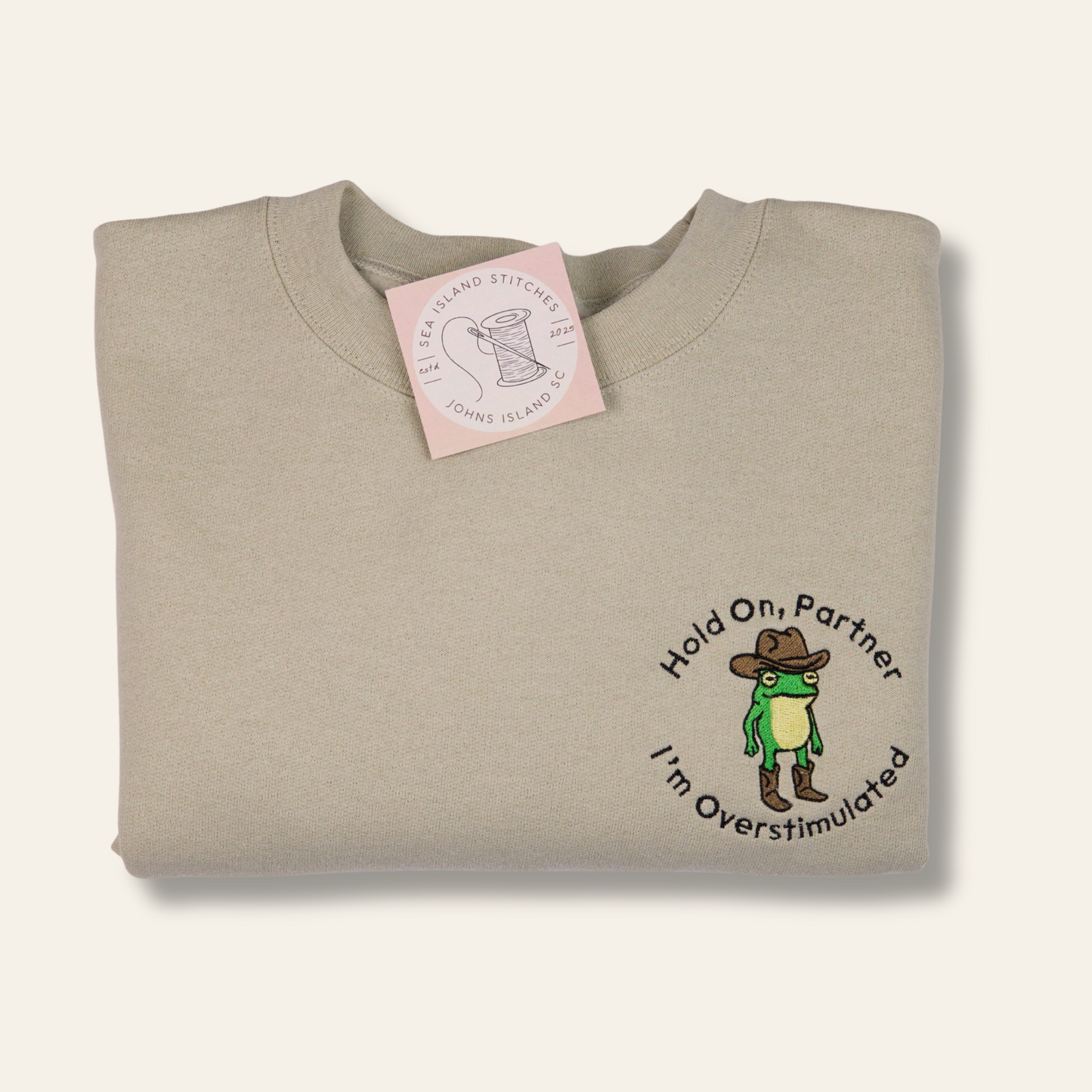 Hold On, Partner Adult Sweatshirt