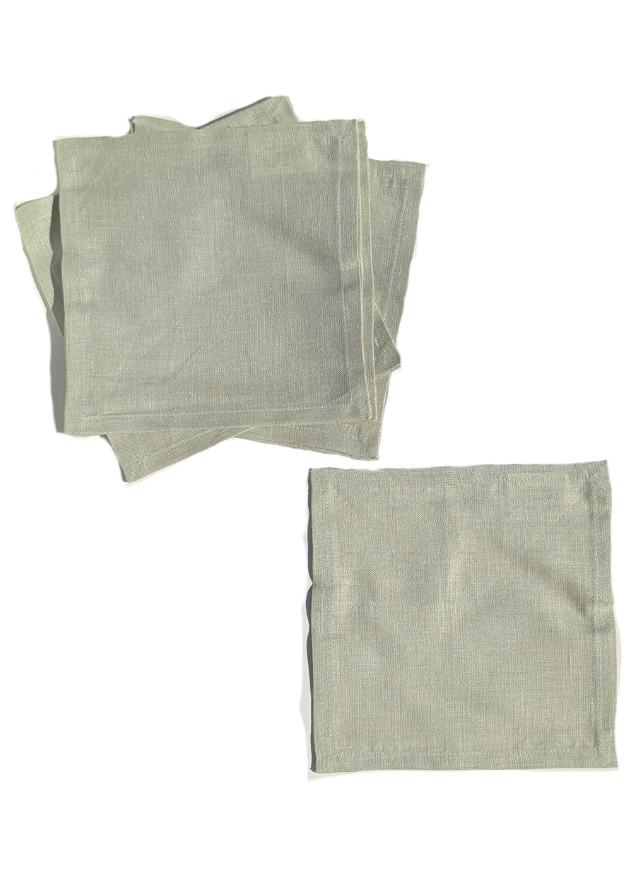 Solid Linen Cocktail Napkins: Uniquely Yours